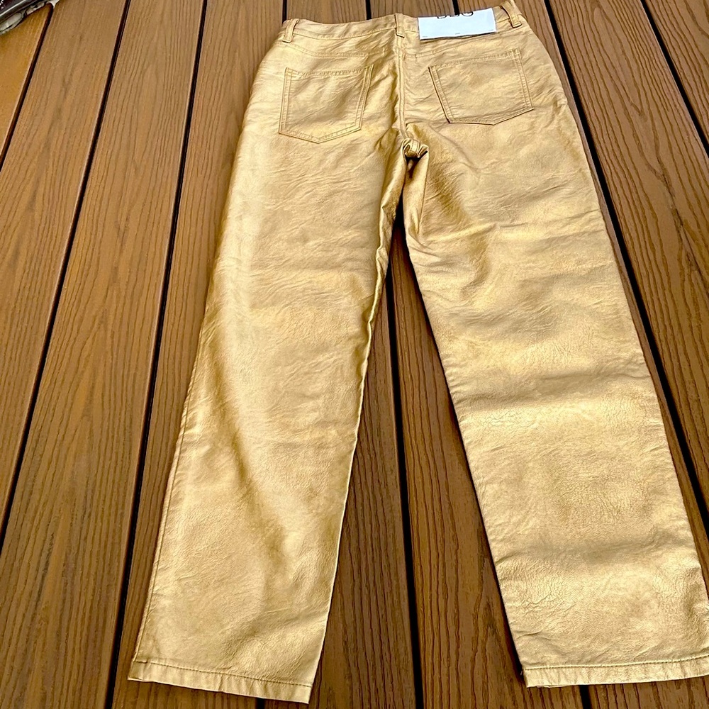 BDG metallic gold pants